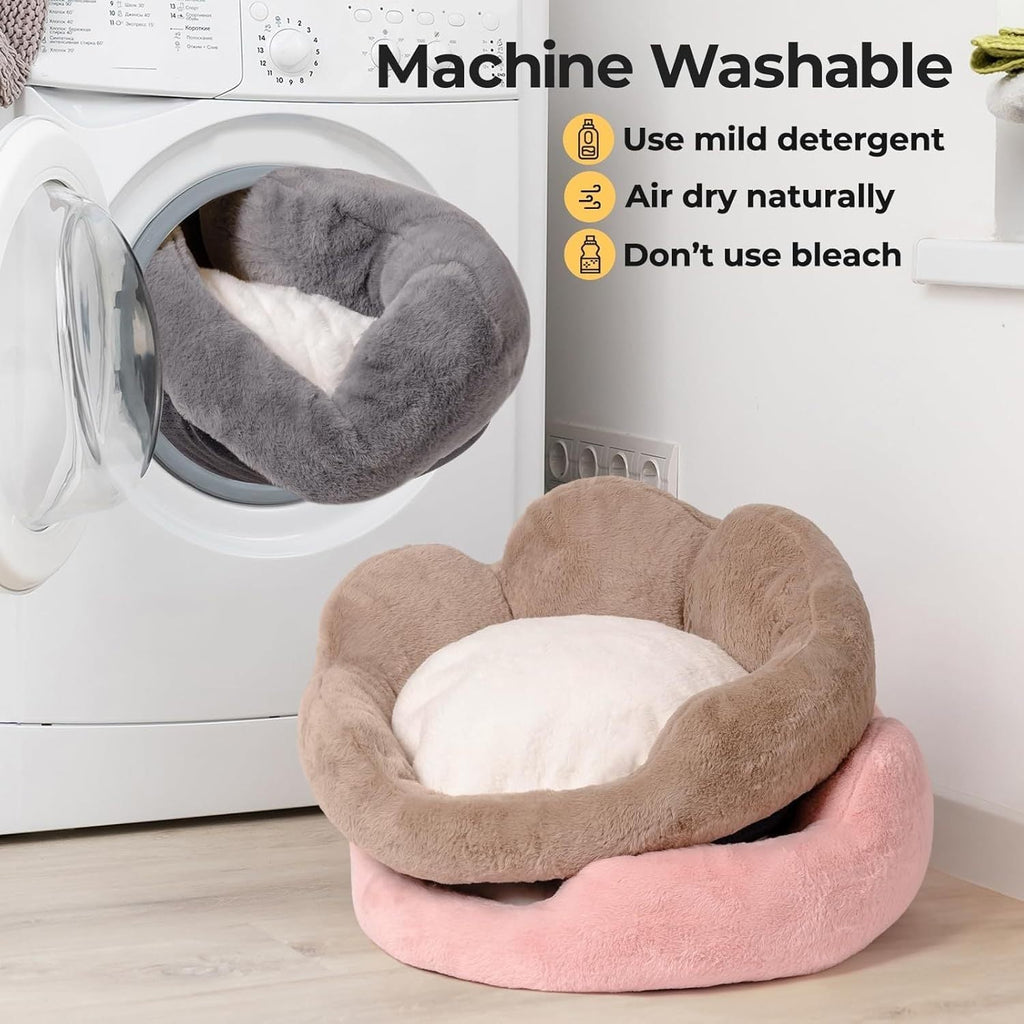 Ultra-Soft Snuggle Bed for Cats and Small Pups