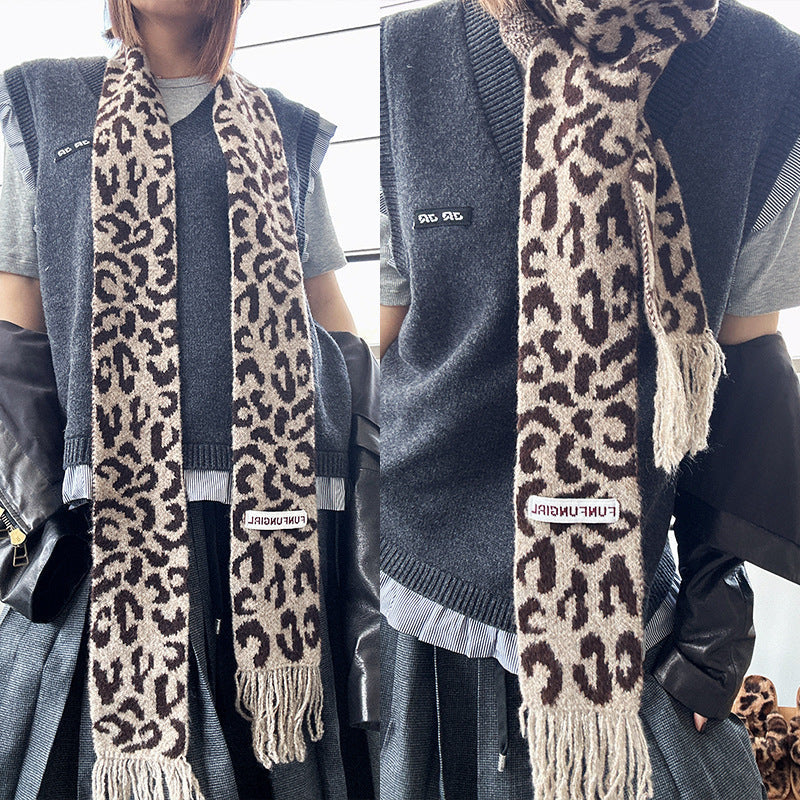 High-grade Wool Knitted Small Scarf
