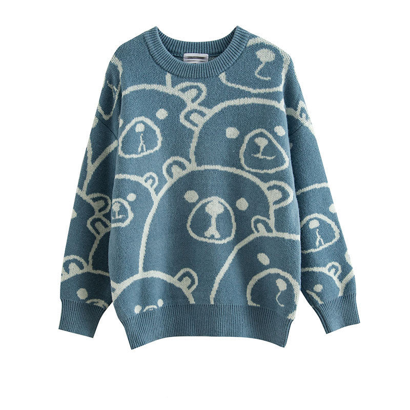 Korean Style Loose Lazy Knit Sweater