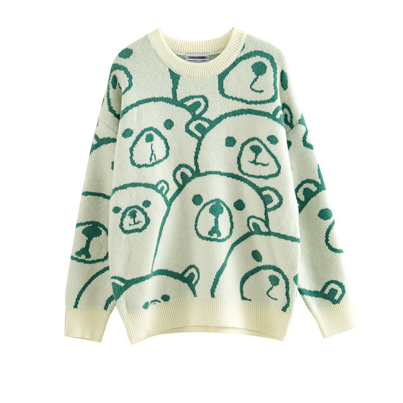 Korean Style Loose Lazy Knit Sweater