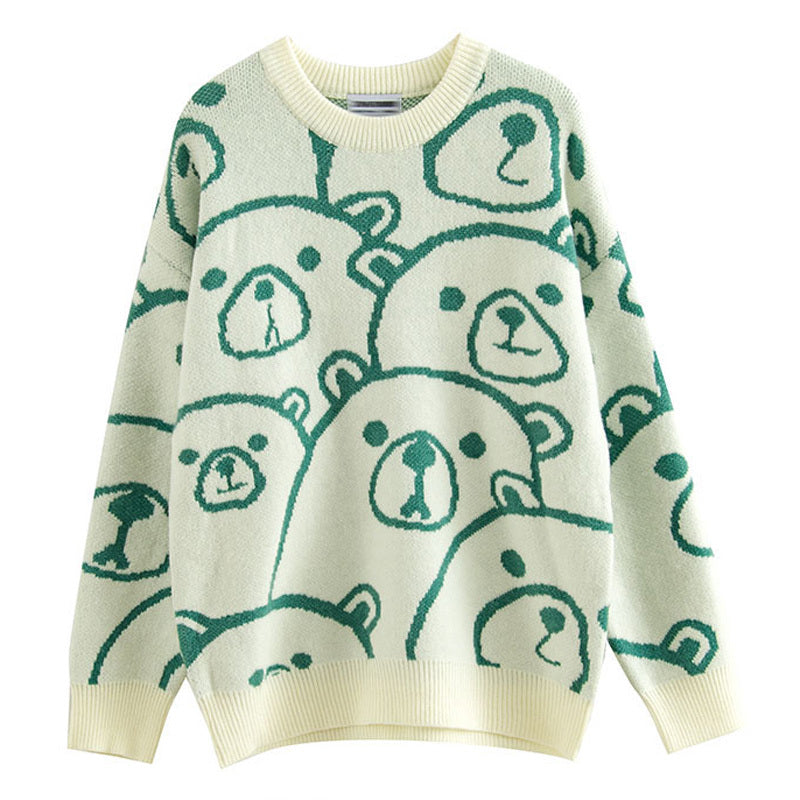 Korean Style Loose Lazy Knit Sweater