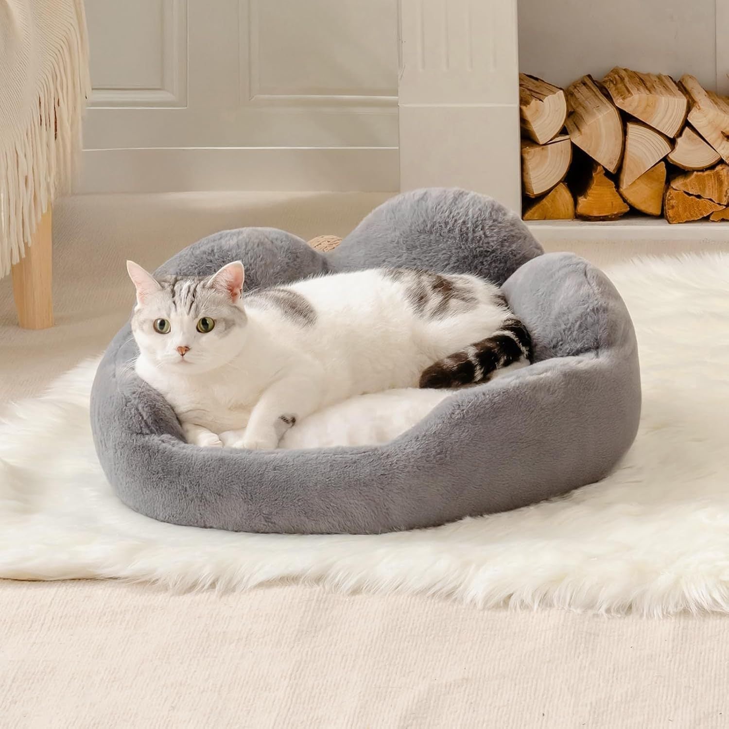 Ultra-Soft Snuggle Bed for Cats and Small Pups