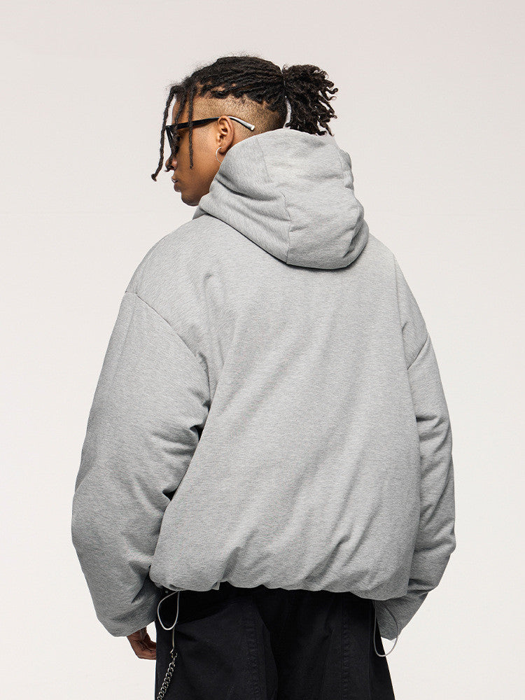 Men's Functional Knitted Face Fabric Down Jacket