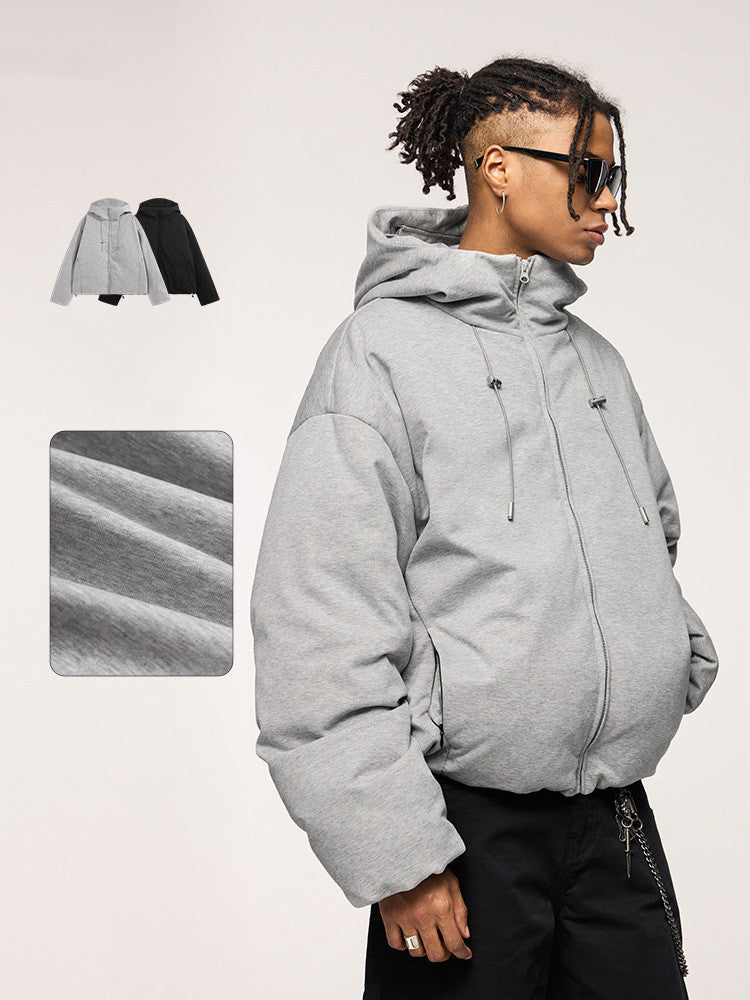 Men's Functional Knitted Face Fabric Down Jacket