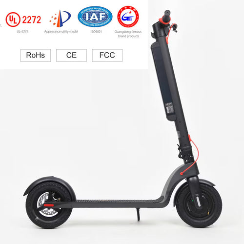 CruzaVolt™ Urban X1 – 350W Electric Folding Scooter (LED Display, Rear