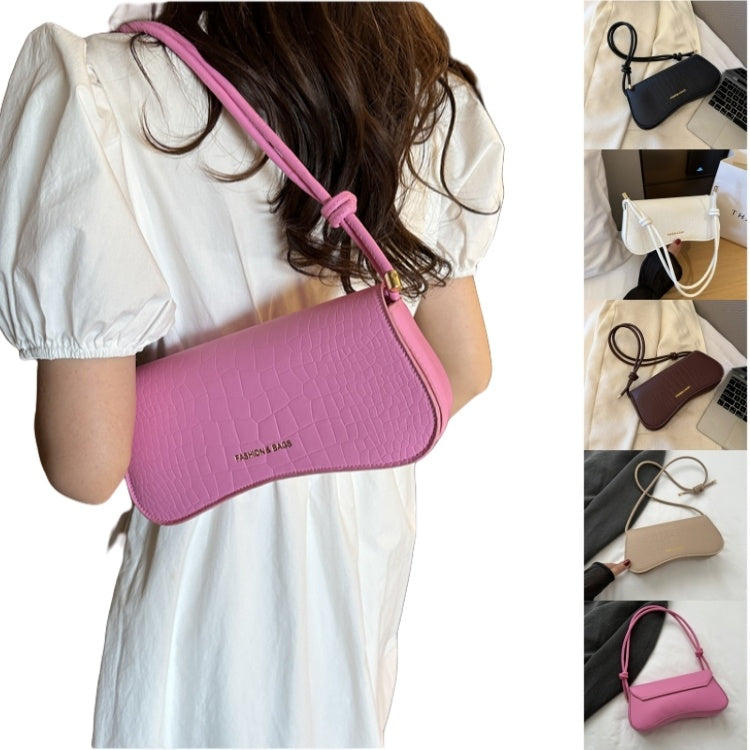 Summer Minimalist PU Underarm Bag Chic Solid Color Square Shoulder