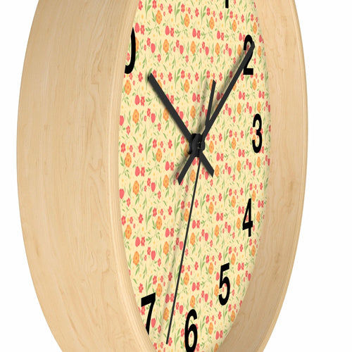 2882Time™ Cottagecore Ditsy Floral Geometric Clock