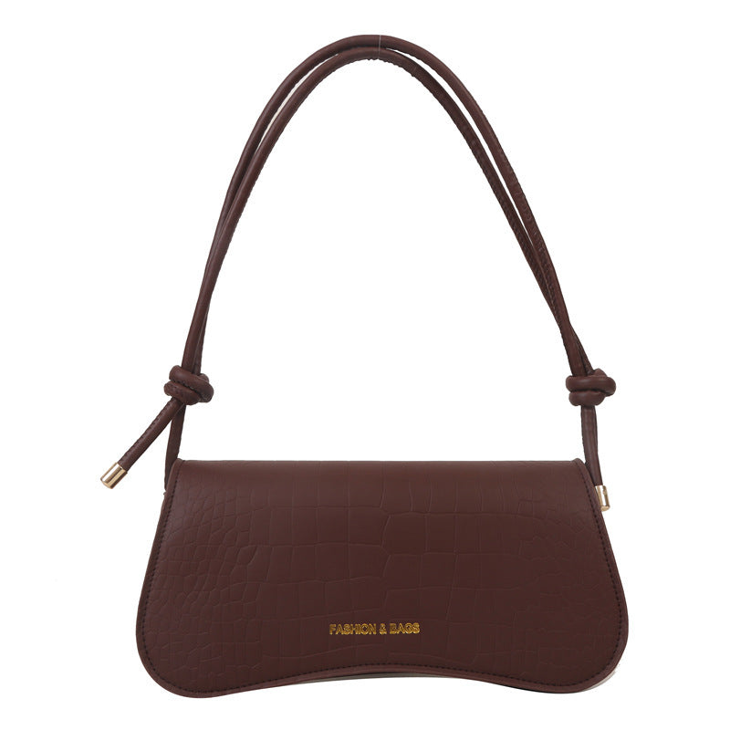 Summer Minimalist PU Underarm Bag Chic Solid Color Square Shoulder
