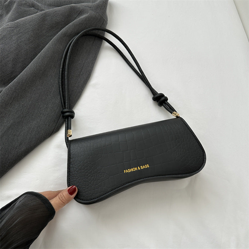Summer Minimalist PU Underarm Bag Chic Solid Color Square Shoulder
