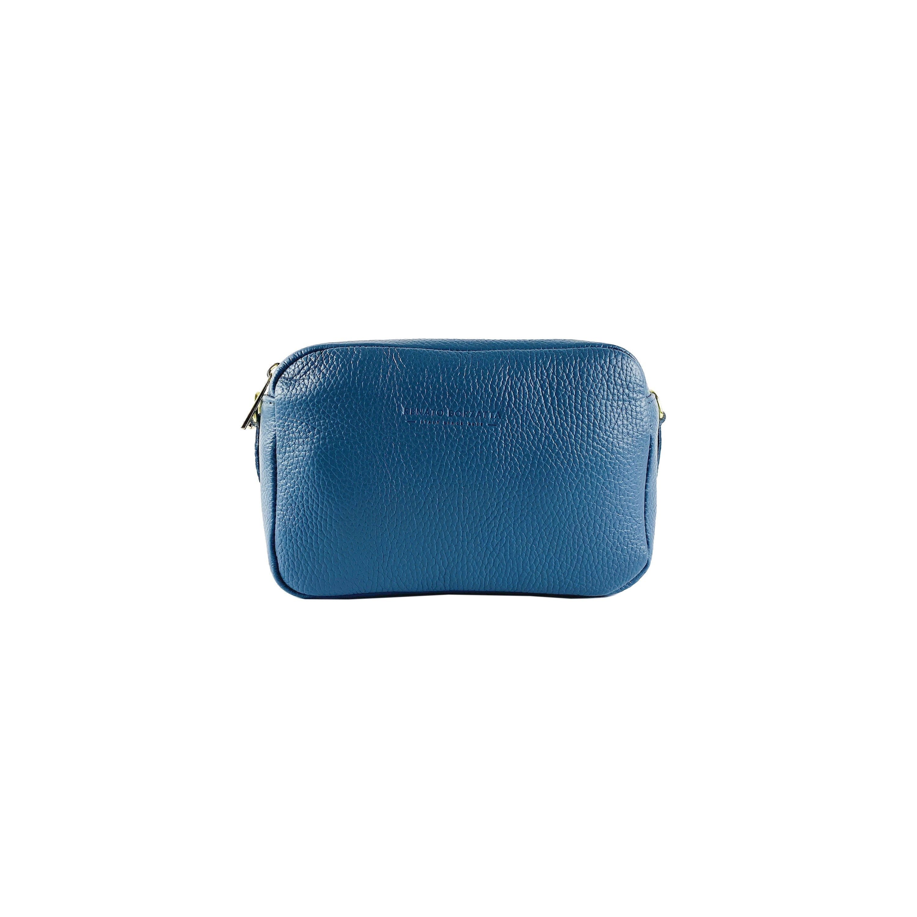 RB1008P | Tracollina Donna Doppia Lampo in Vera Pelle Made in Italy.