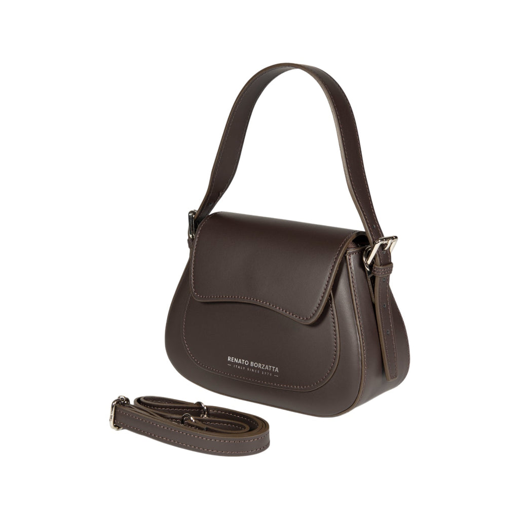 RB1030CI | Borsa Donna a Spalla EMMA con pattina in Vera Pelle Made in