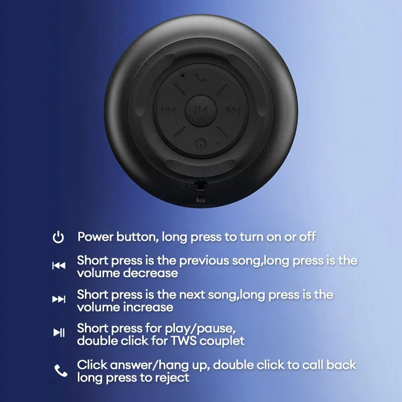 Choice Lenovo K30 Portable Bluetooth Wireless Speaker Waterproof USB