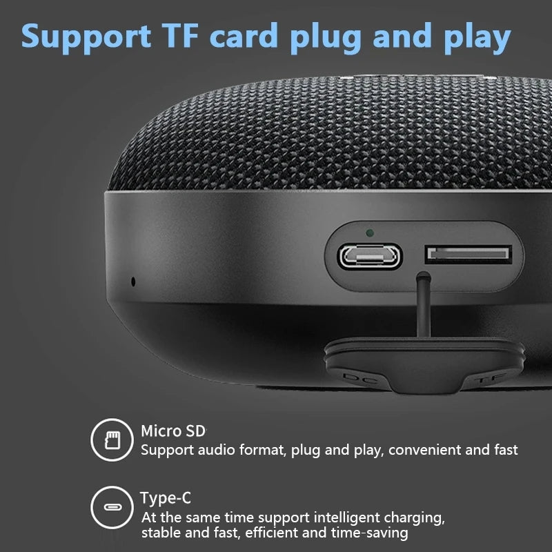 Caixa De Som Bluetooth Speaker Portable Sound Box Music Wireless Mini