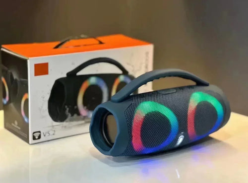Portable Waterproof 100W High Power Bluetooth Speaker RGB Colorful