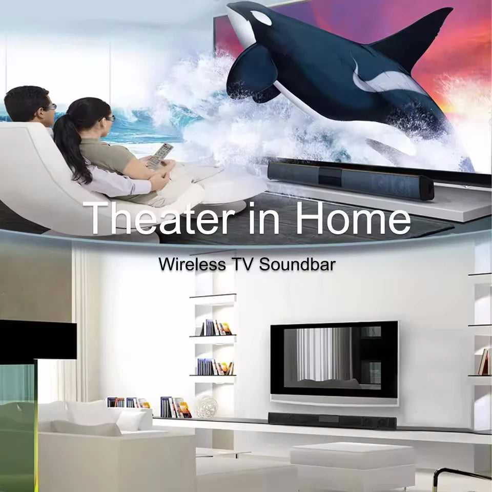Wireless Subwoofer Soundbar For TV Bluetooth Speaker Sound Bar Box