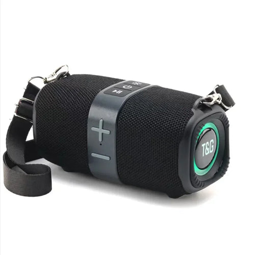 T&G TG667 Crossbody LED Light Portable Bluetooth Speaker Outdoor Small