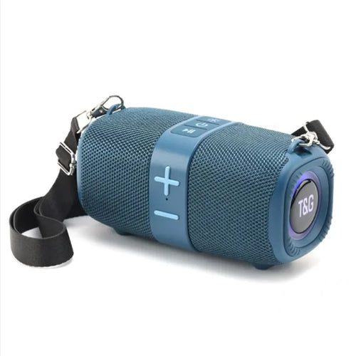 T&G TG667 Crossbody LED Light Portable Bluetooth Speaker Outdoor Small