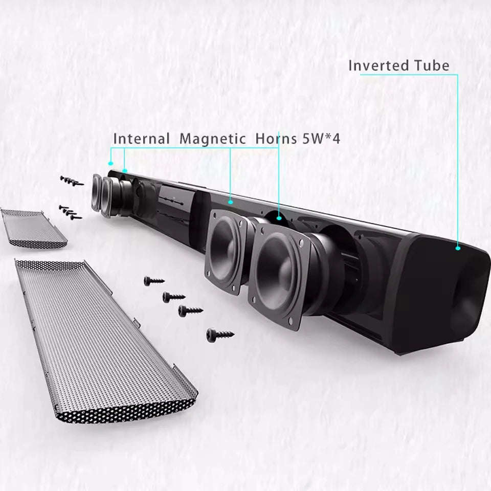 Wireless Subwoofer Soundbar For TV Bluetooth Speaker Sound Bar Box