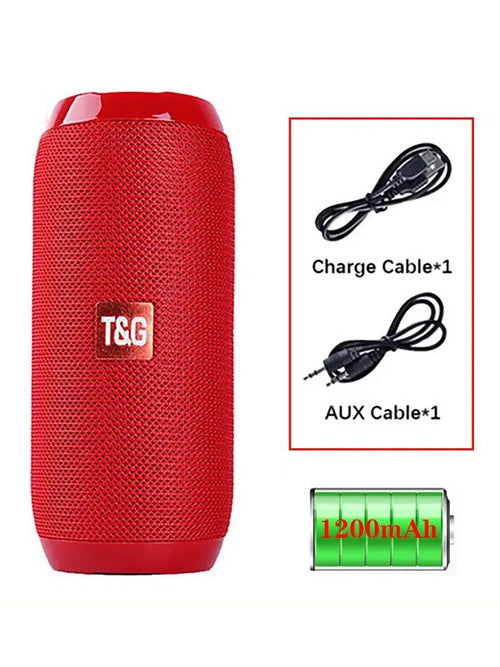 TG117 Portable Bluetooth Speaker Outdoor Wireless Woofer Free Call