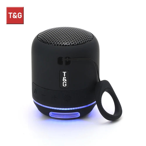 Mini Bluetooth Speaker LED Light Wireless Bass Box Player Stereo