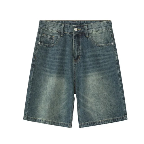 Botvotee S-3XL Summer Men's Denim Shorts Jeans Solid Color Straight