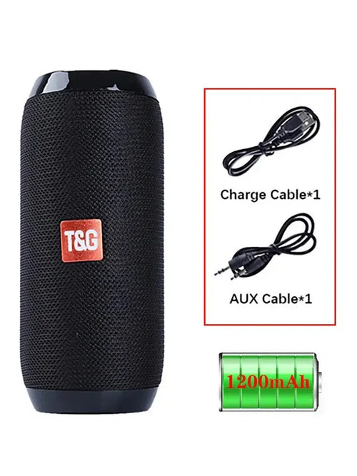 TG117 Portable Bluetooth Speaker Outdoor Wireless Woofer Free Call