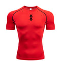 2024 Men's Compression Long Sleeve Black Gym Workout T-Shirt, Quick