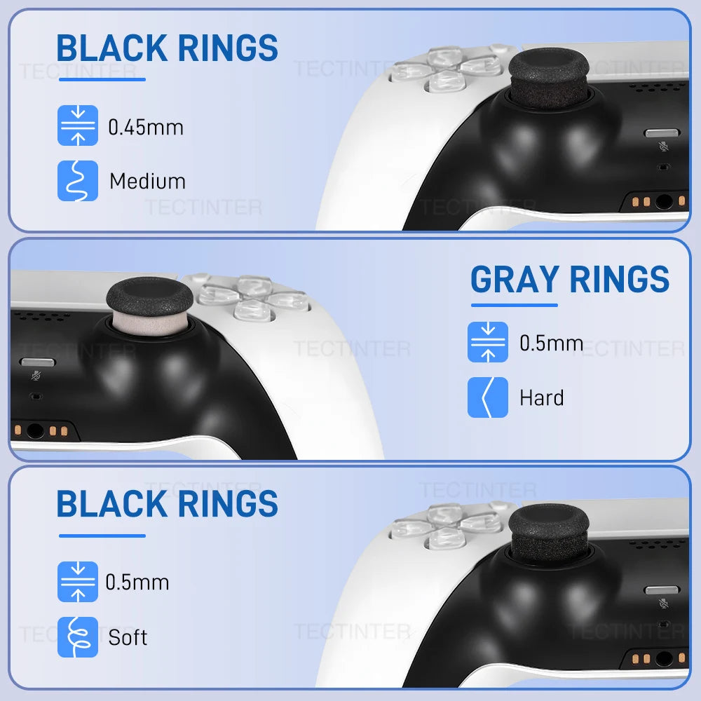 12Pcs/Set Soft Aim Assist Sponge Ring For PS5/PS4/Xbox/Switch 2