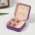 Fluwelen Sieradendoos Voor Dames Ketting Ring Oorbellen Organizer Houder