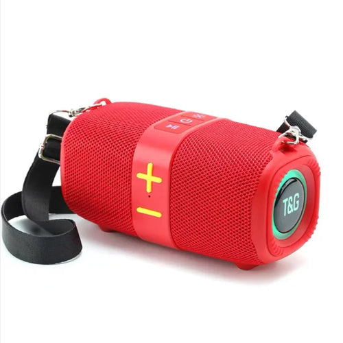 T&G TG667 Crossbody LED Light Portable Bluetooth Speaker Outdoor Small