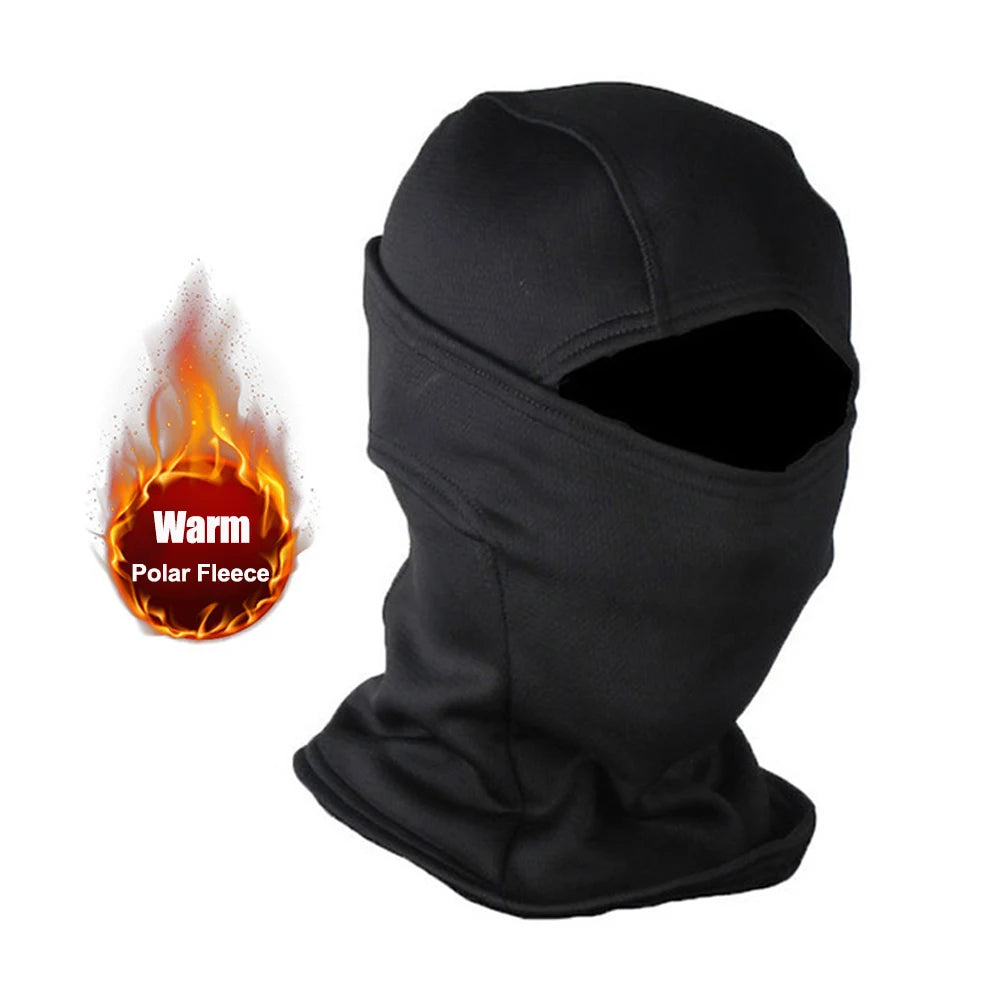 Winter Fleece Warm Camouflage Balaclava Outdoor Cold-proof Ski Cycling