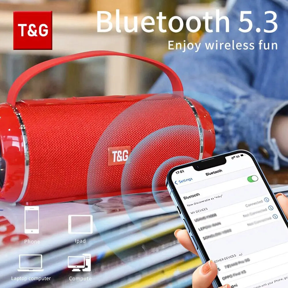 Bluetooth Speaker TG116c TWS Wireless Powerful Box Portable Outdoor