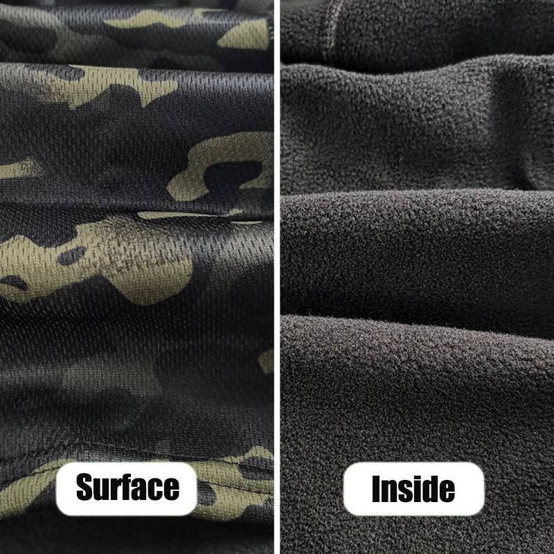 Winter Fleece Warm Camouflage Balaclava Outdoor Cold-proof Ski Cycling