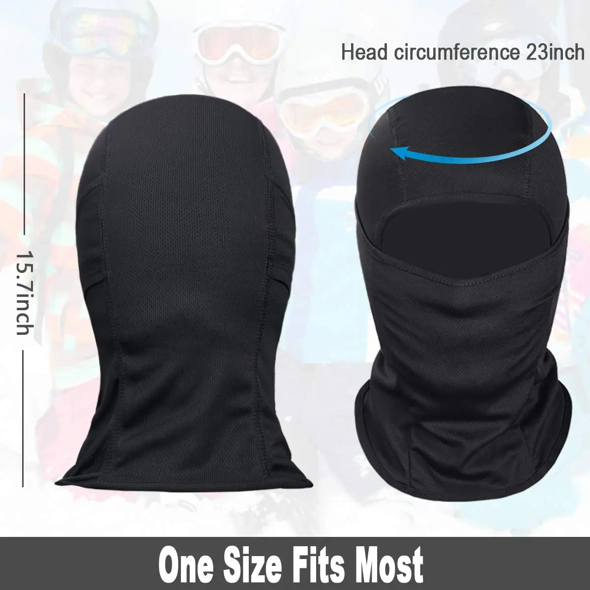 Balaclava Ski Mask Full Face Cover For Men And Women Breathable Full