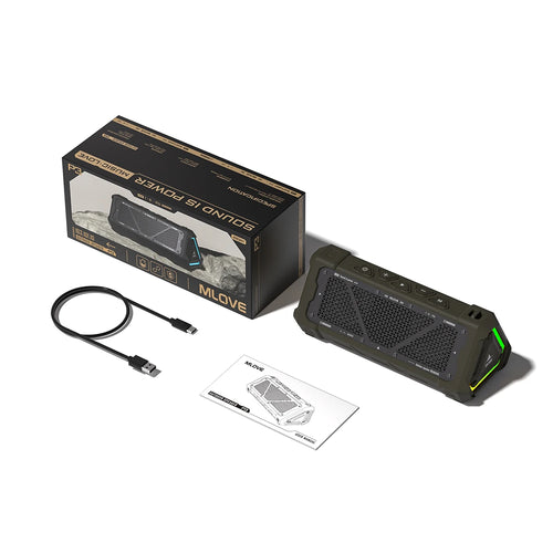 MLOVE P3 Outdoor Bluetooth Speaker, 40W Output Power Bluetooth 5.3