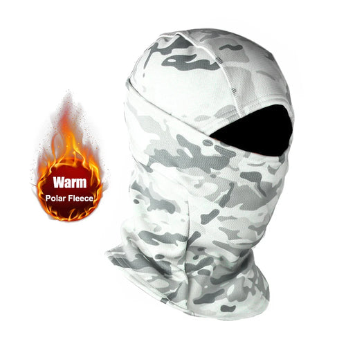 Winter Fleece Warm Camouflage Balaclava Outdoor Cold-proof Ski Cycling