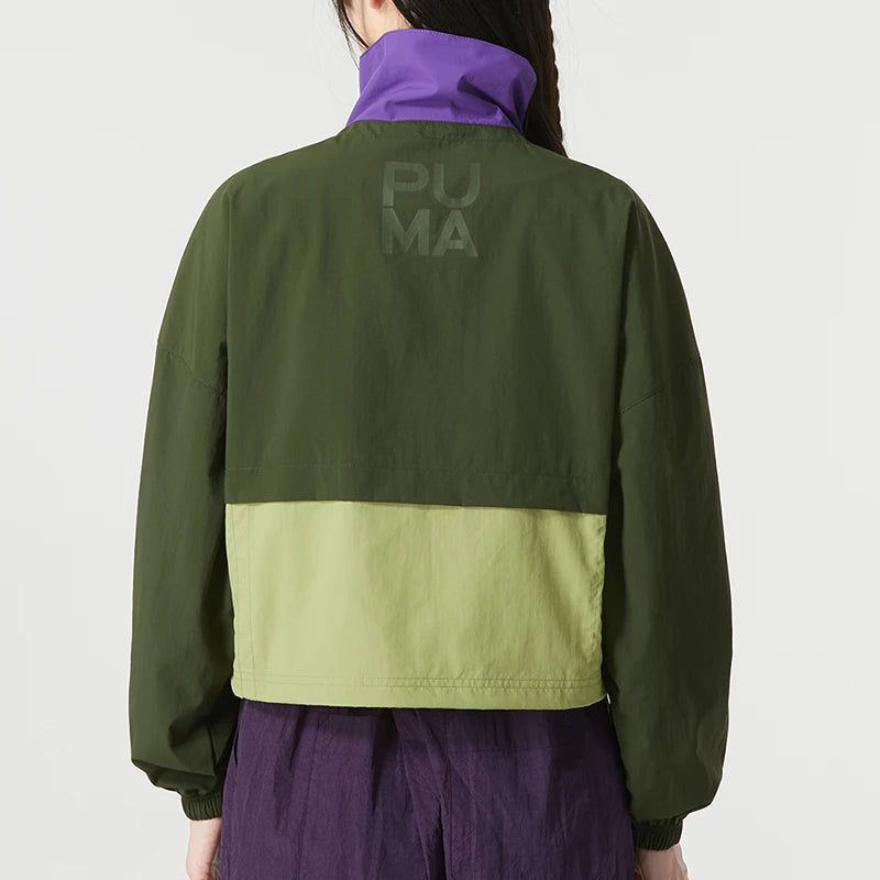Puma Infuse Woven Women's Short Jacket Retro Casual Sportswear