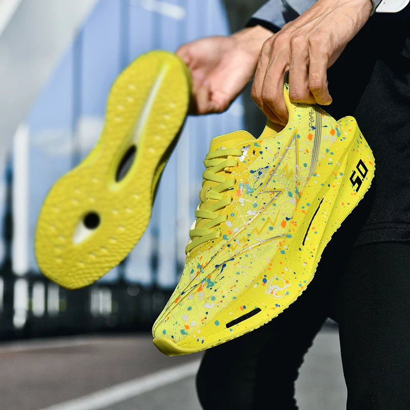 2025 Autumn New Unisex Marathon Luminous Running Shoes High Quality