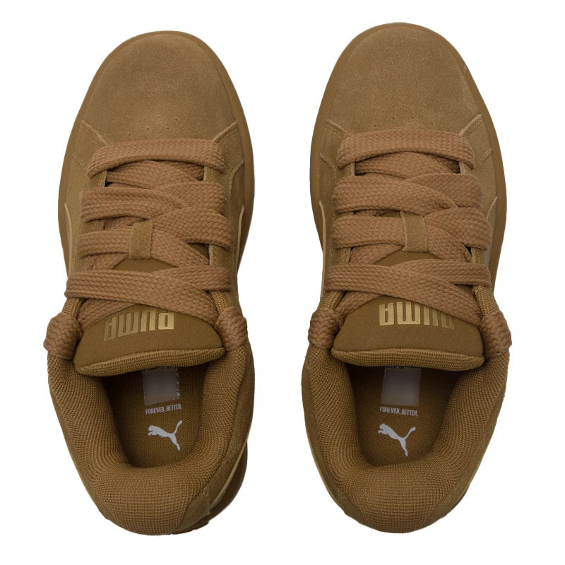 Puma Men's and Women's Shoes New Golden Brown Low-Top Breathable