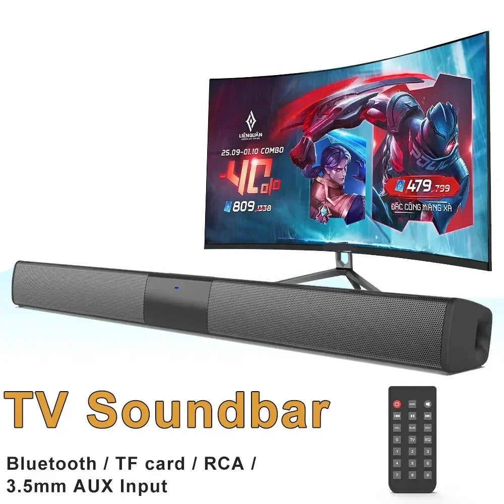 Wireless Subwoofer Soundbar For TV Bluetooth Speaker Sound Bar Box