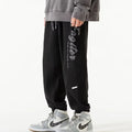 S-5XL Men's Sweatpants Solid Loose Fit Mens Pants Autumn Fashion Blue