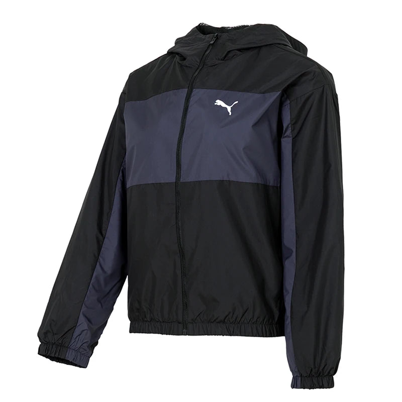 Puma Mesh Lined Windbreaker Women's Jacket Contrast Color Casual