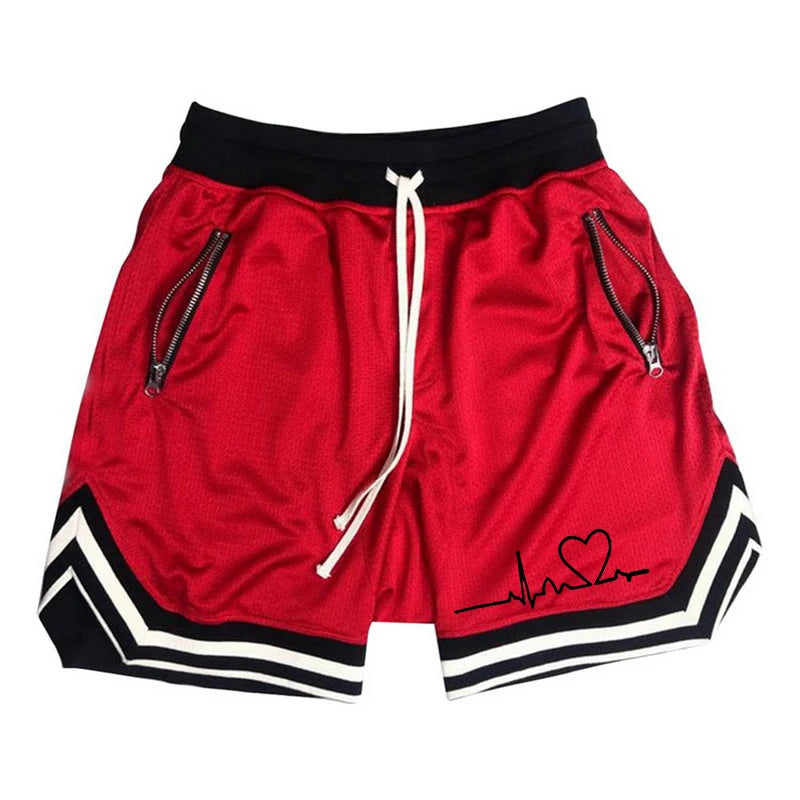 Summer Basketball Shorts Male Casual Sports Shorts Mesh Fitness Short