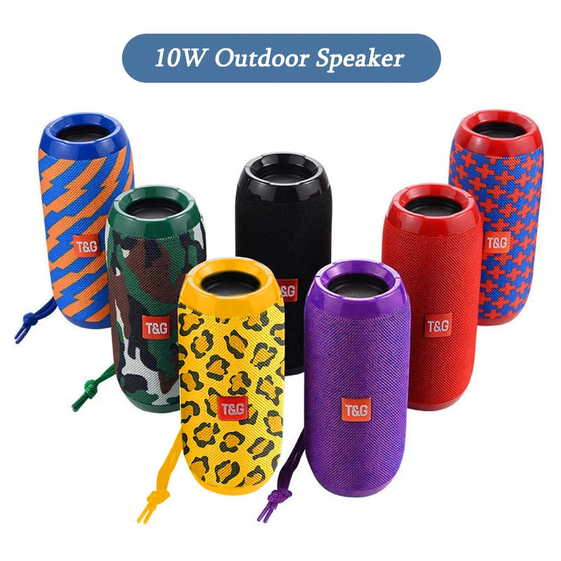 TG117 Portable Bluetooth Speaker Outdoor Wireless Woofer Free Call