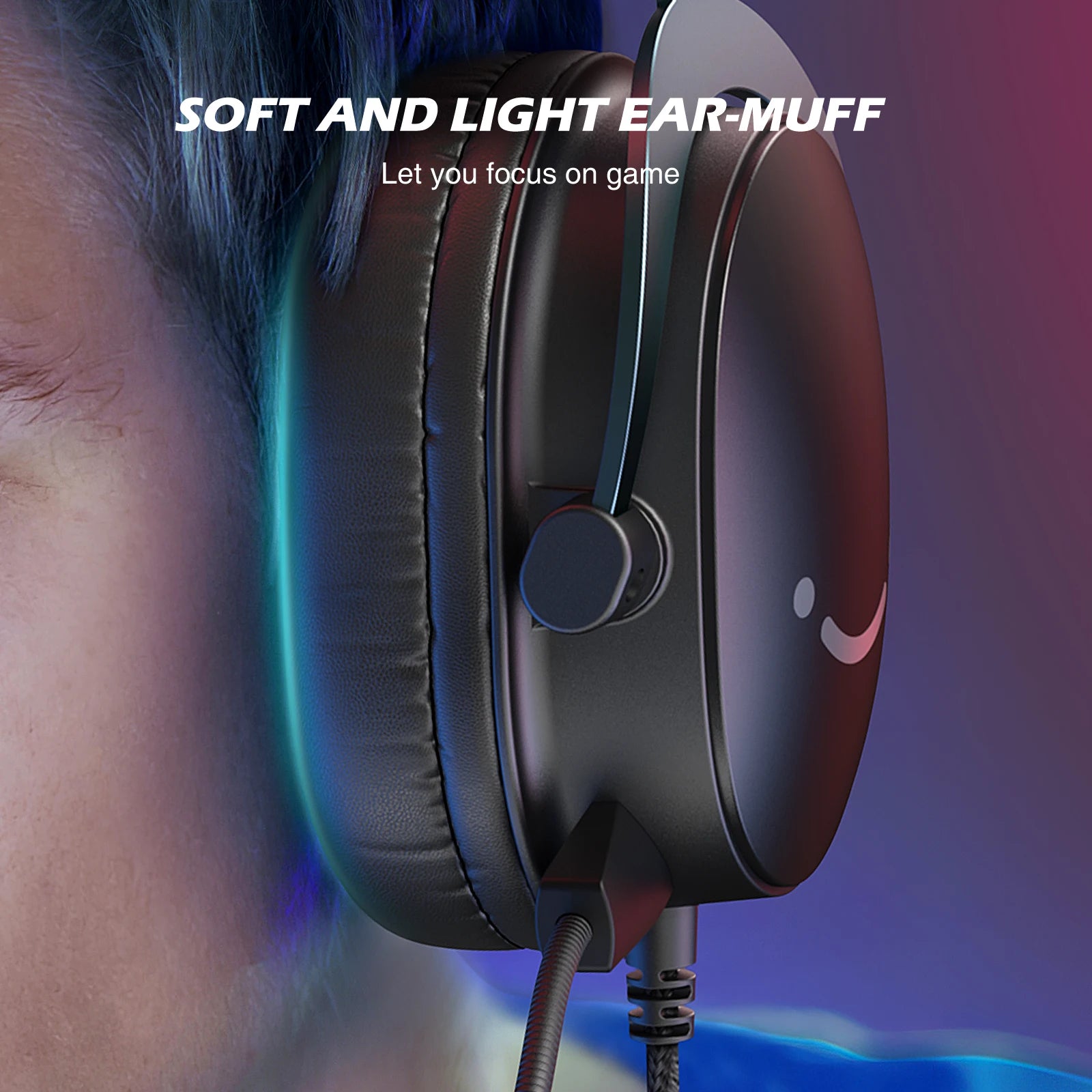 FIFINE Headset,3.5 mm jack&USB Headphone with 7.1 Surround Sound/volum