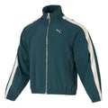 Puma Men's Woven Fashion Stand Collar Jacket Green Sportswear Running