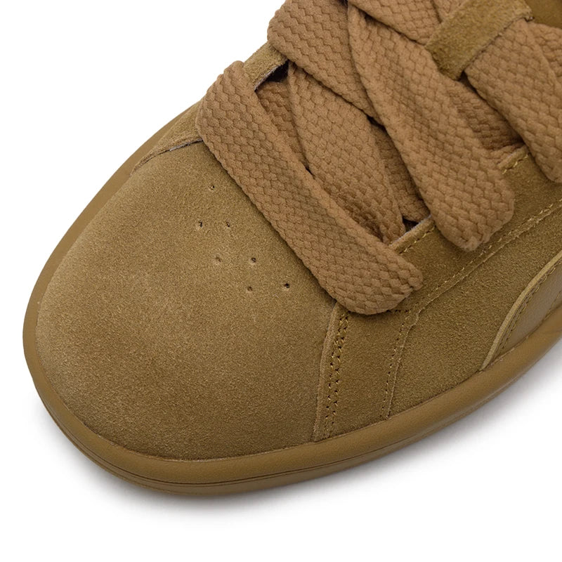 Puma Men's and Women's Shoes New Golden Brown Low-Top Breathable