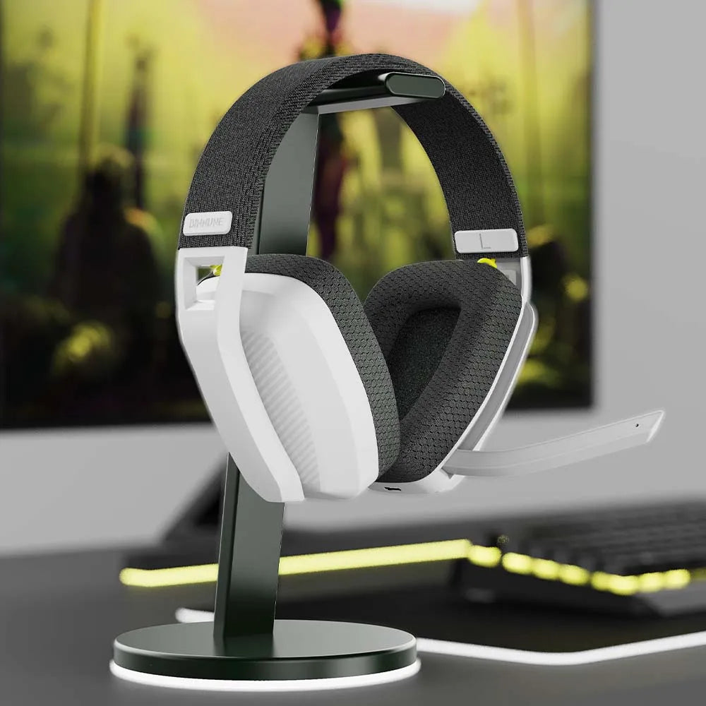 BINNUNE BW06 2.4GHz Wireless Gaming Headset with Mic for PS5 PS4 PC