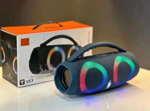 High power bluetooth speaker portable RGB colorful light waterproof