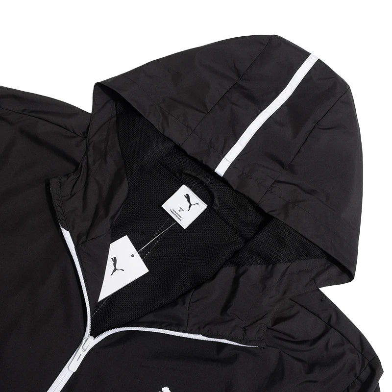 Puma Men's Jacket, Sports Casual Clothing, Loose Windproof Hooded